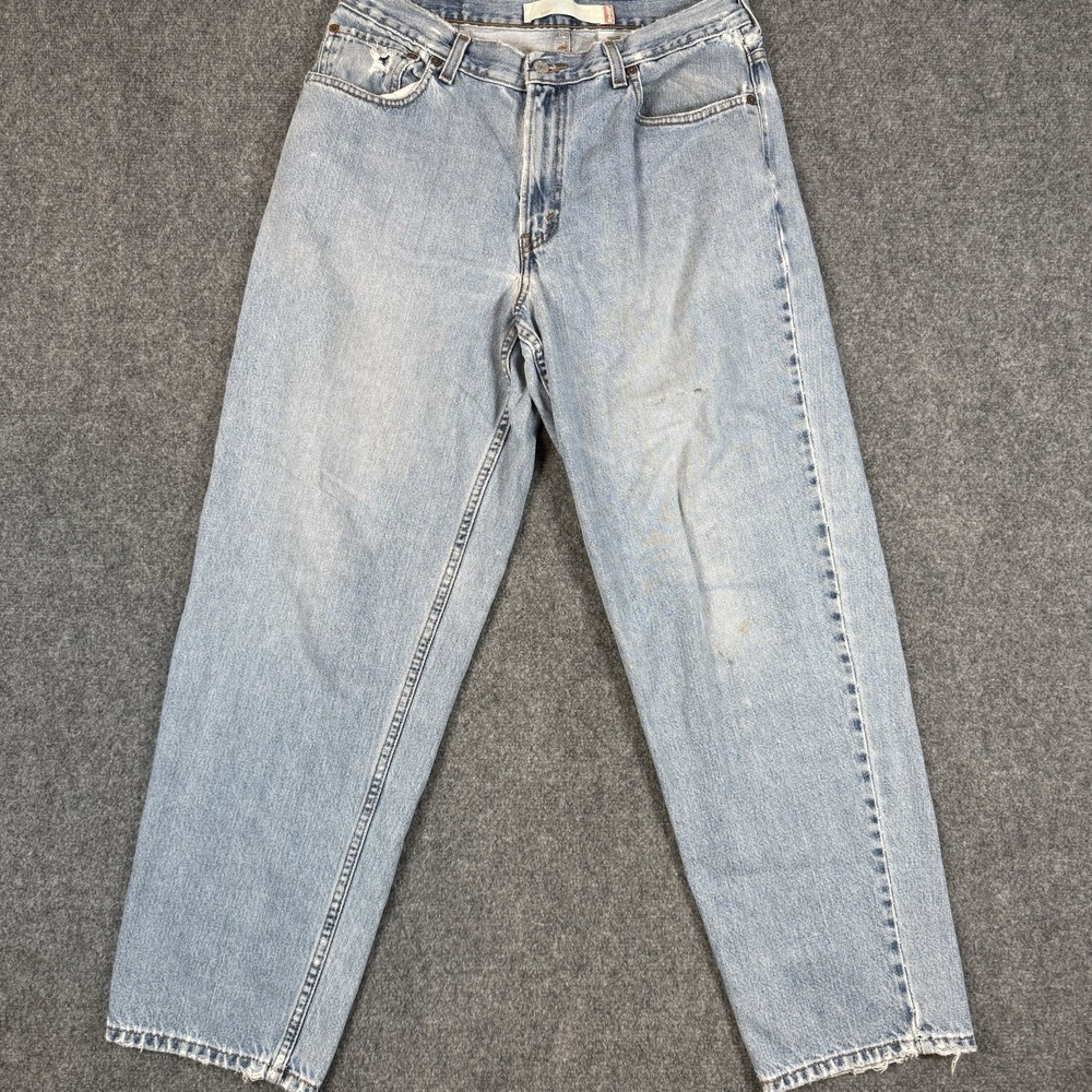 🔥 Vintage Levis 560 Comfort Fit Jeans 34x32 Light Wash Baggy Distressed Grunge